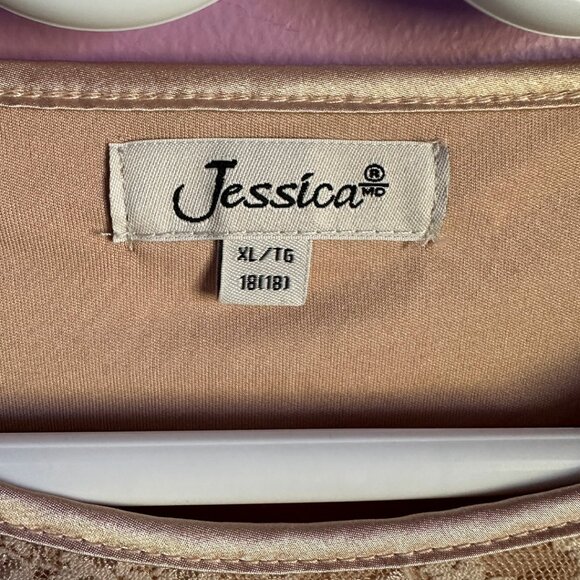 jessica basic nude floral print shirt - Picture 3 of 3